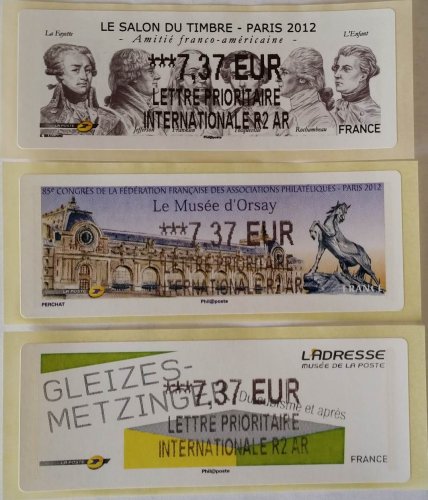 5 étiquettes autocollantes à 7,37 €